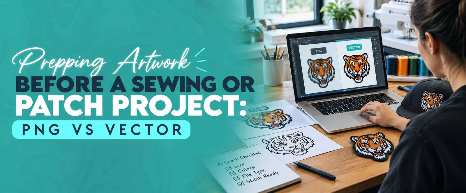 PNG vs Vector: Preparing Artwork for Patch Projects