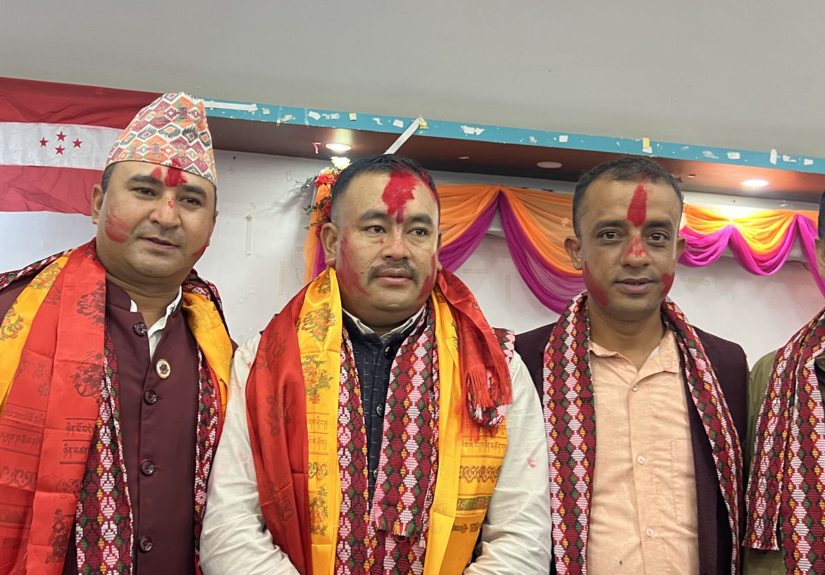 ललितपुर क्षेत्र न १ को सभापतिमा सुन्दरमान थिङ।