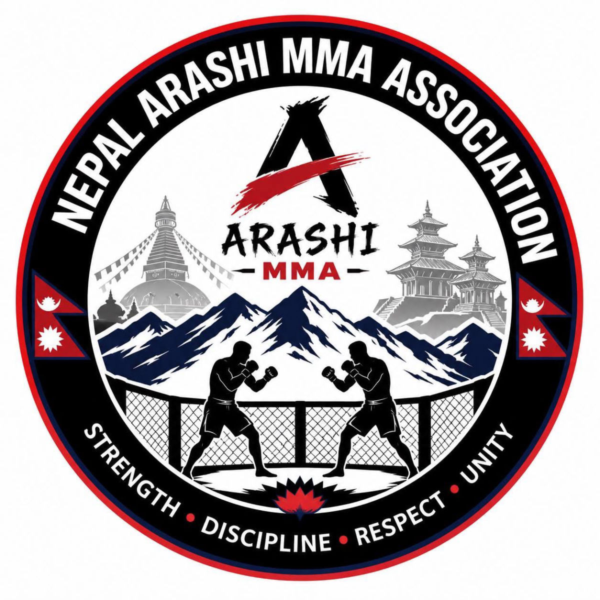 NEPAL ARASHI MMA ASSOCIATION Logo